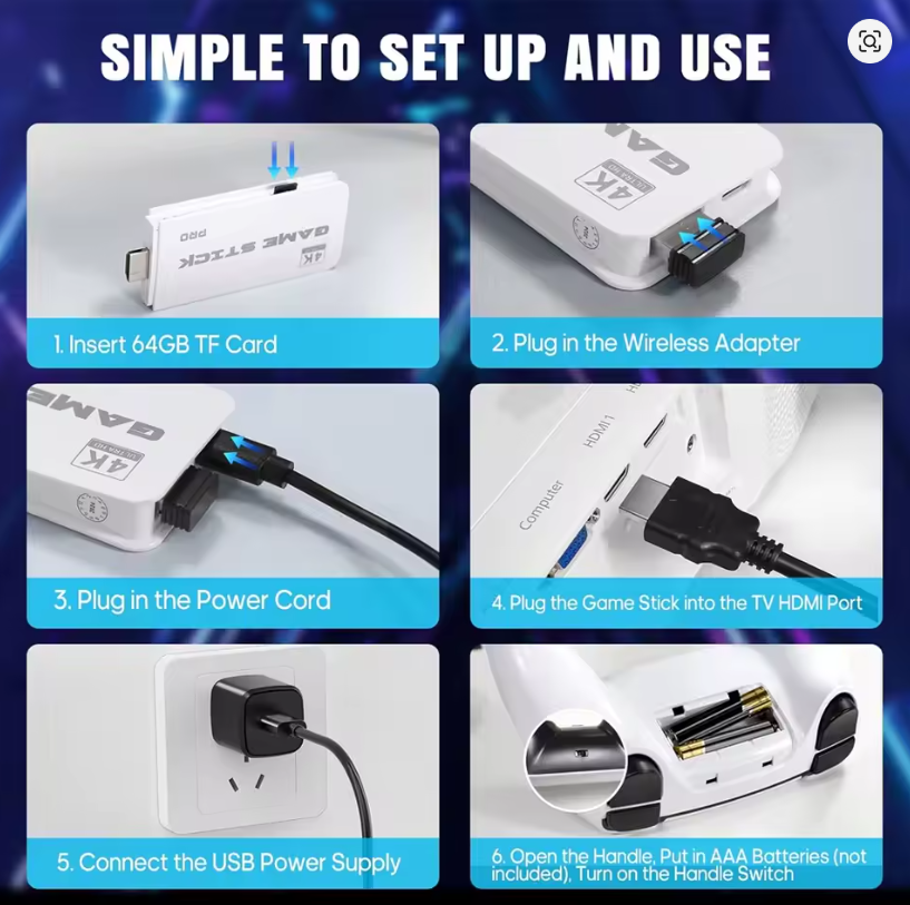 GC.8 4K HD Gaming Stick